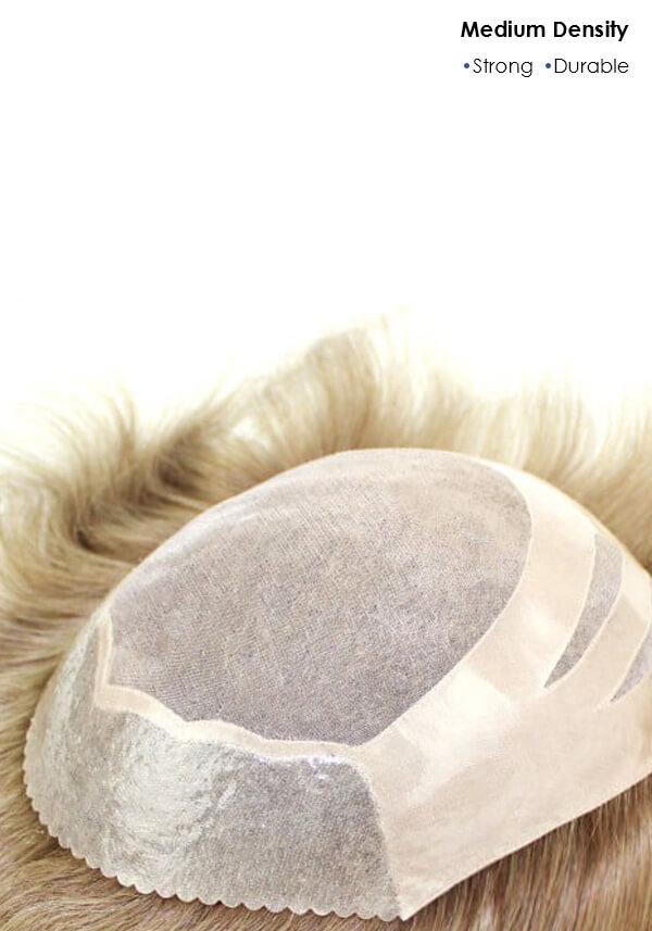 Fine mono hair system for men