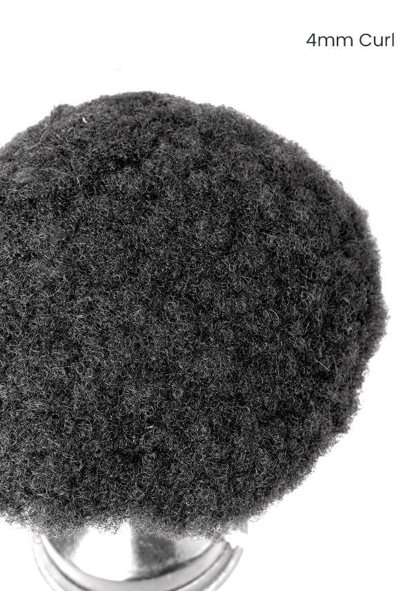 SuperSkin Afro | African American Men’s Hair System with 0.08mm skin base